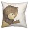 Hello Bear Waving 18" x 18" Indoor/Outdoor Pillow